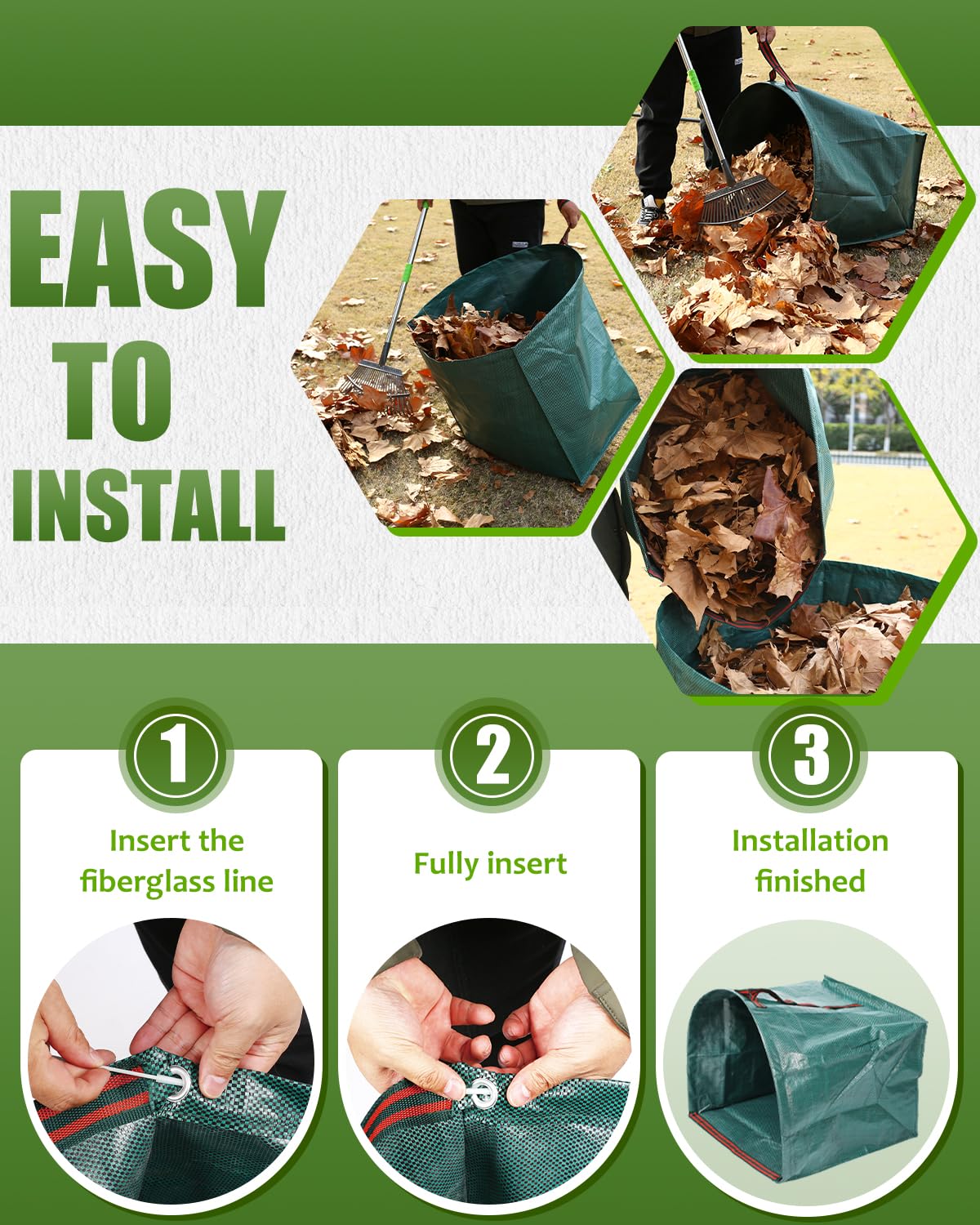 joyhalo packaging for 40 Gallon Garden Bags
