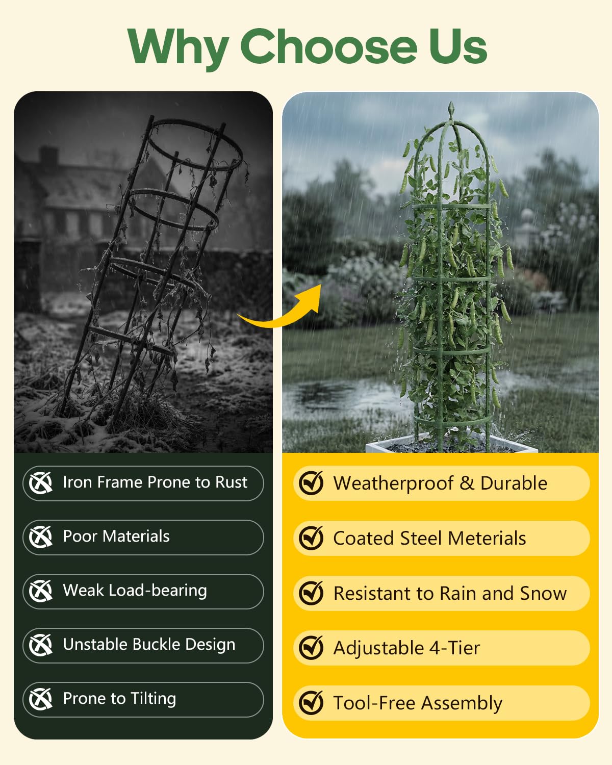 joyhalo trellis height adjustment feature demonstration