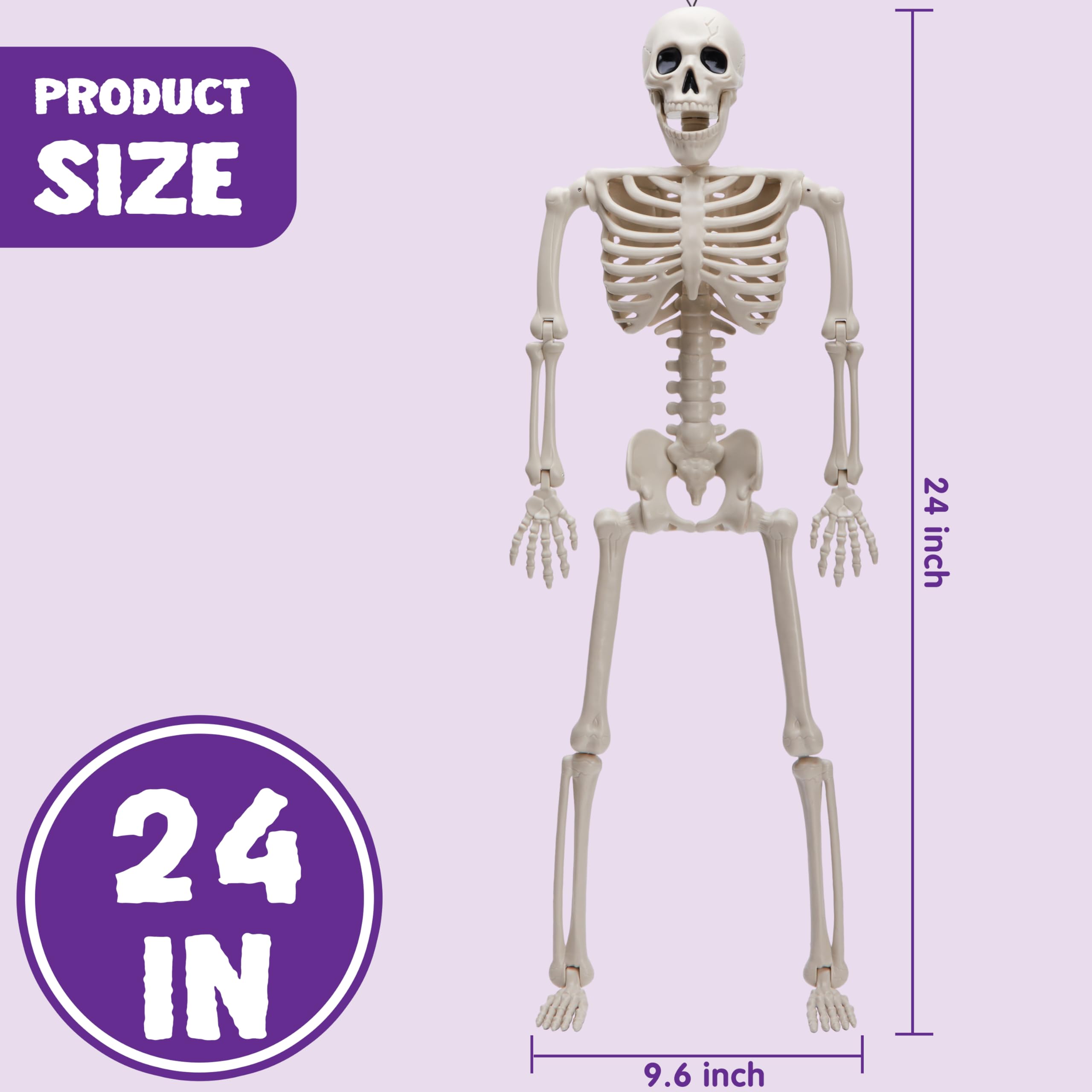 JOYIN 24-inch skeletons ready for outdoor display