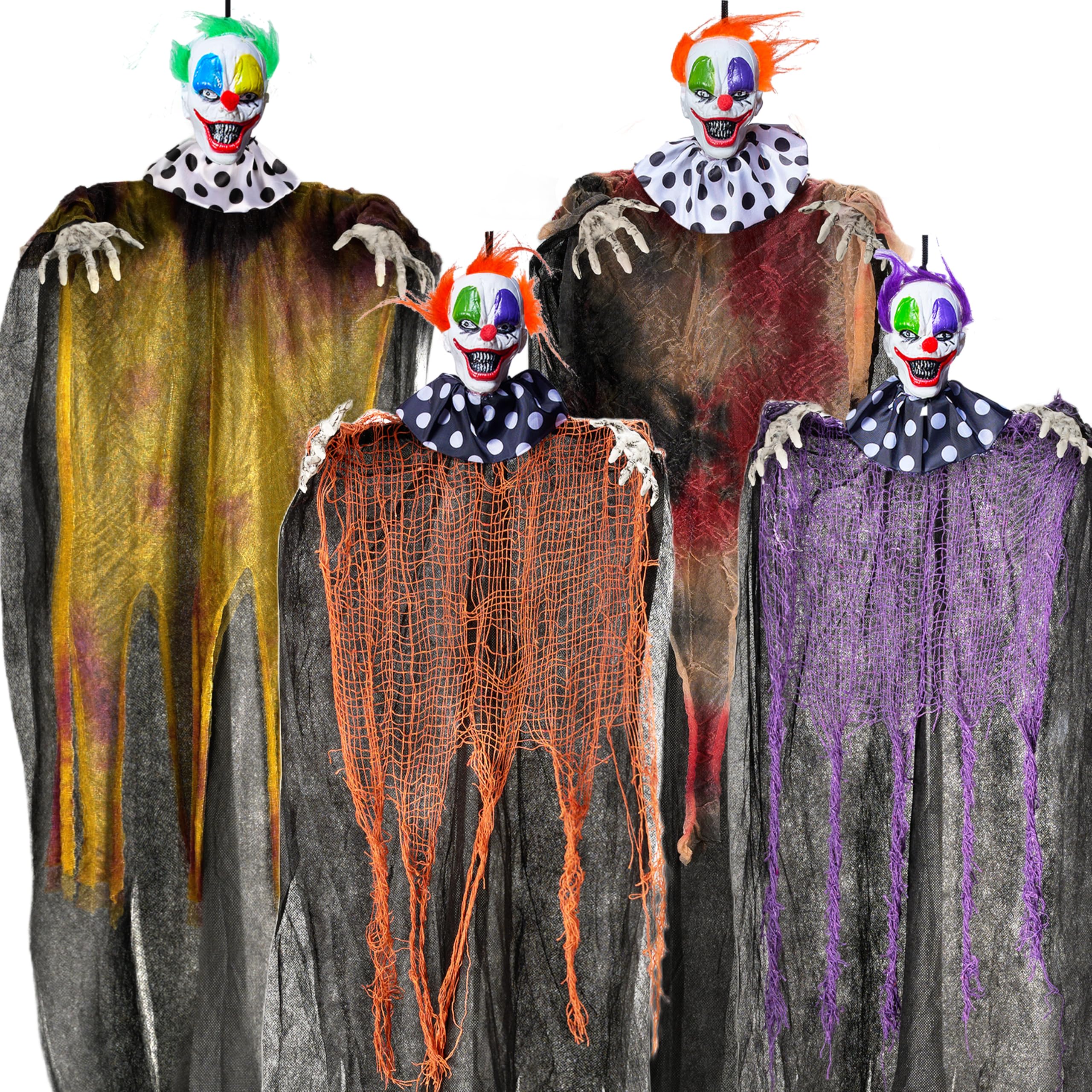 JOYIN 29-inch green clown decoration hanging outdoors
