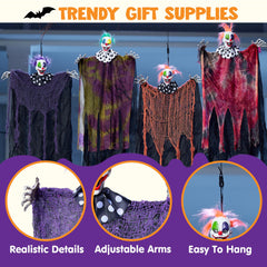 JOYIN 29-inch purple clown decoration in garden