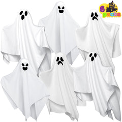 JOYIN 6 pcs Halloween ghost decorations, front view