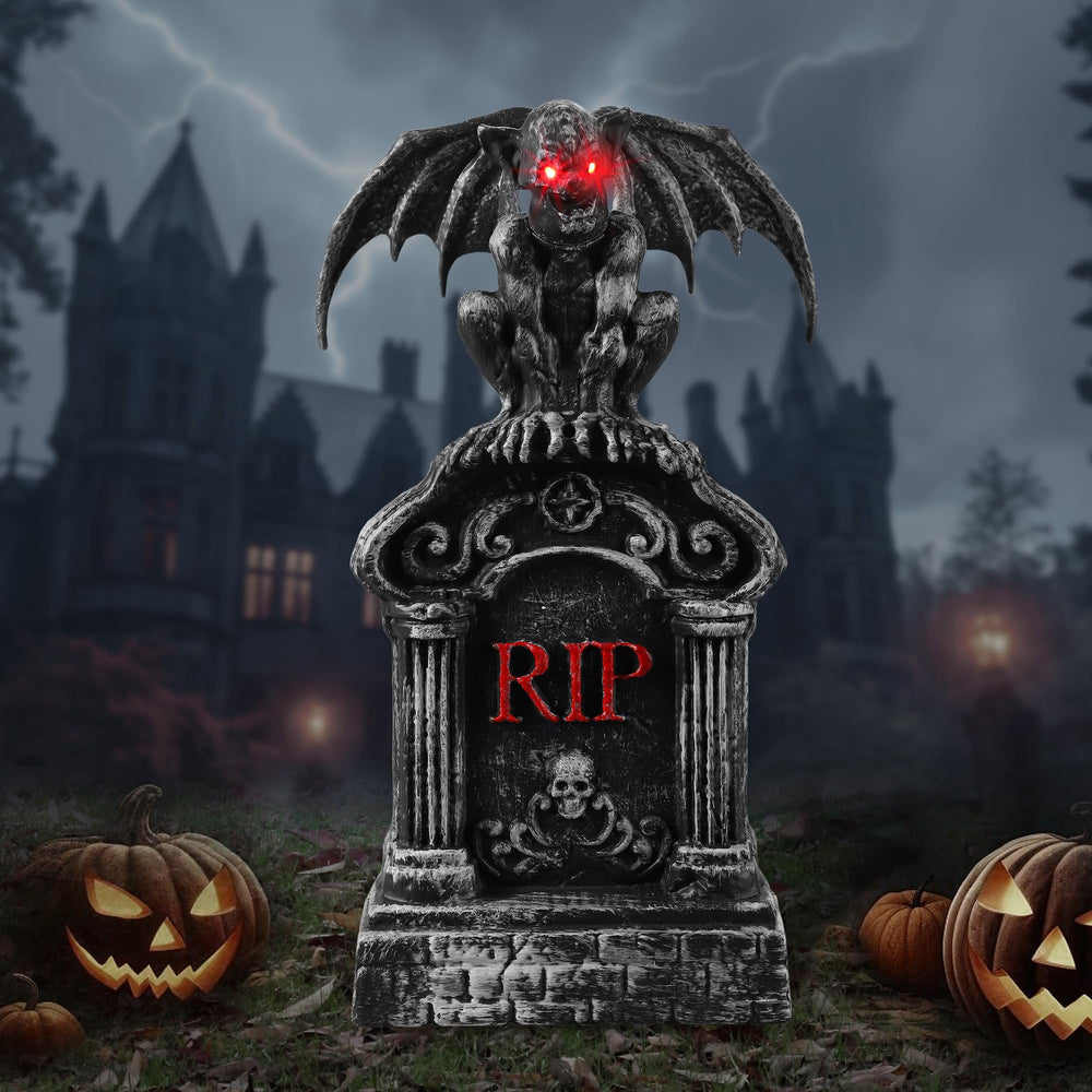 JOYIN Animated LED Tombstone packaging and included accessories