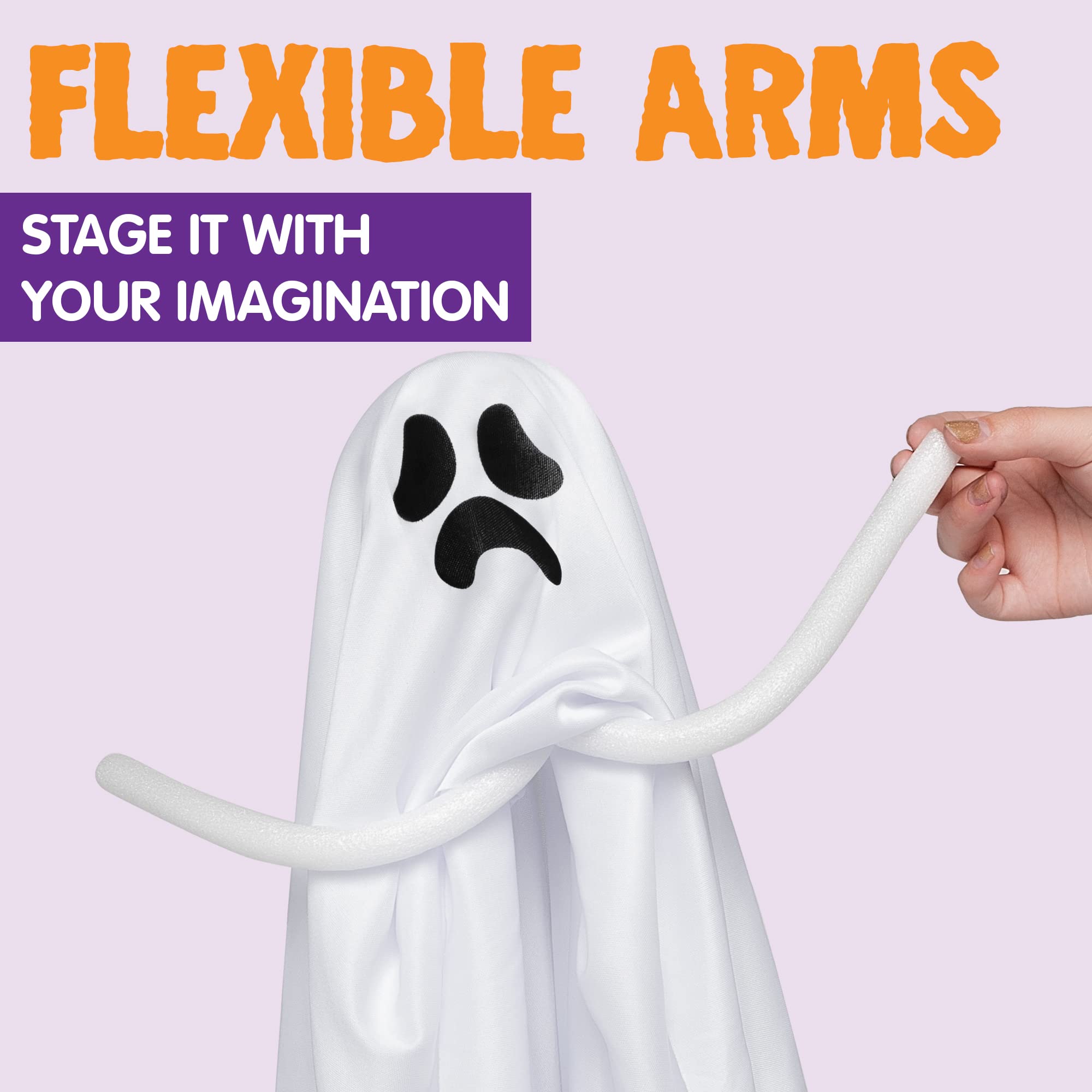 JOYIN ghost decoration showing movable arms