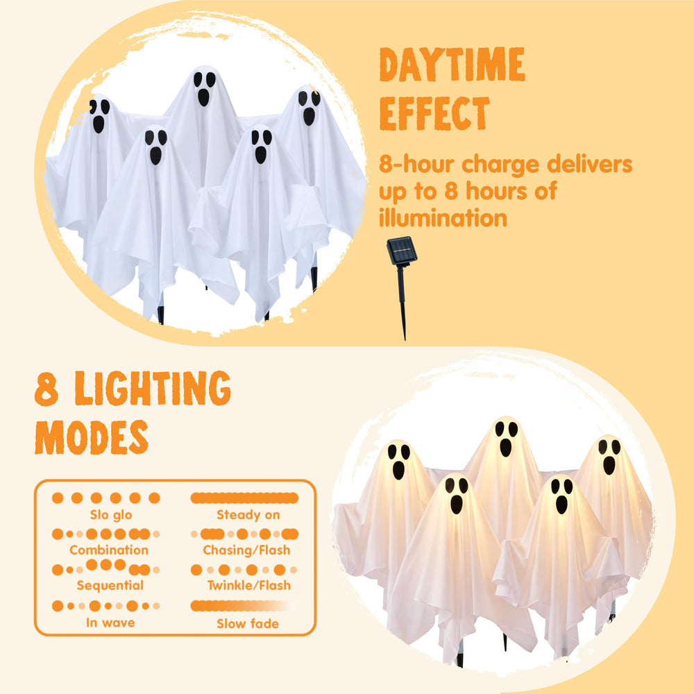 JOYIN ghost lights in Halloween outdoor party setup