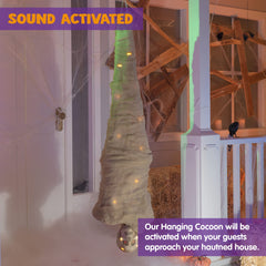 JOYIN Halloween Cocoon Corpse with sound activation
