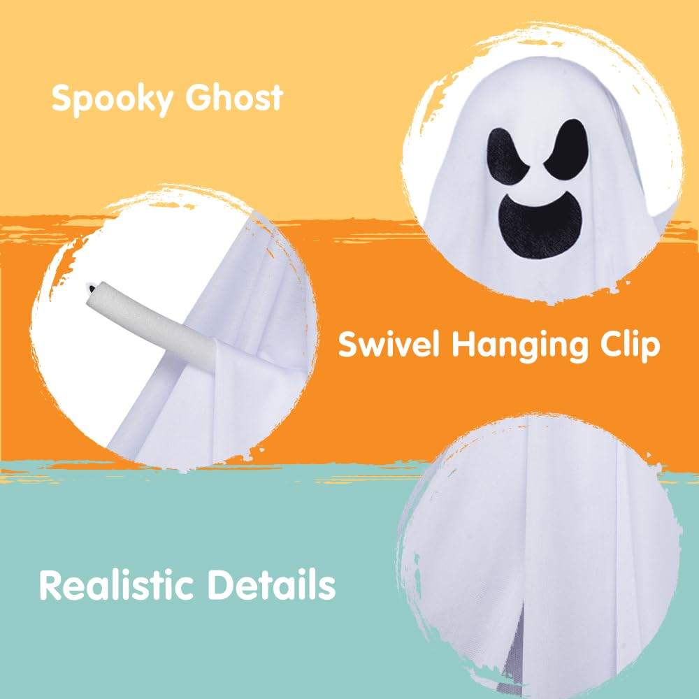 JOYIN Halloween Ghost Decoration hanging from a tree