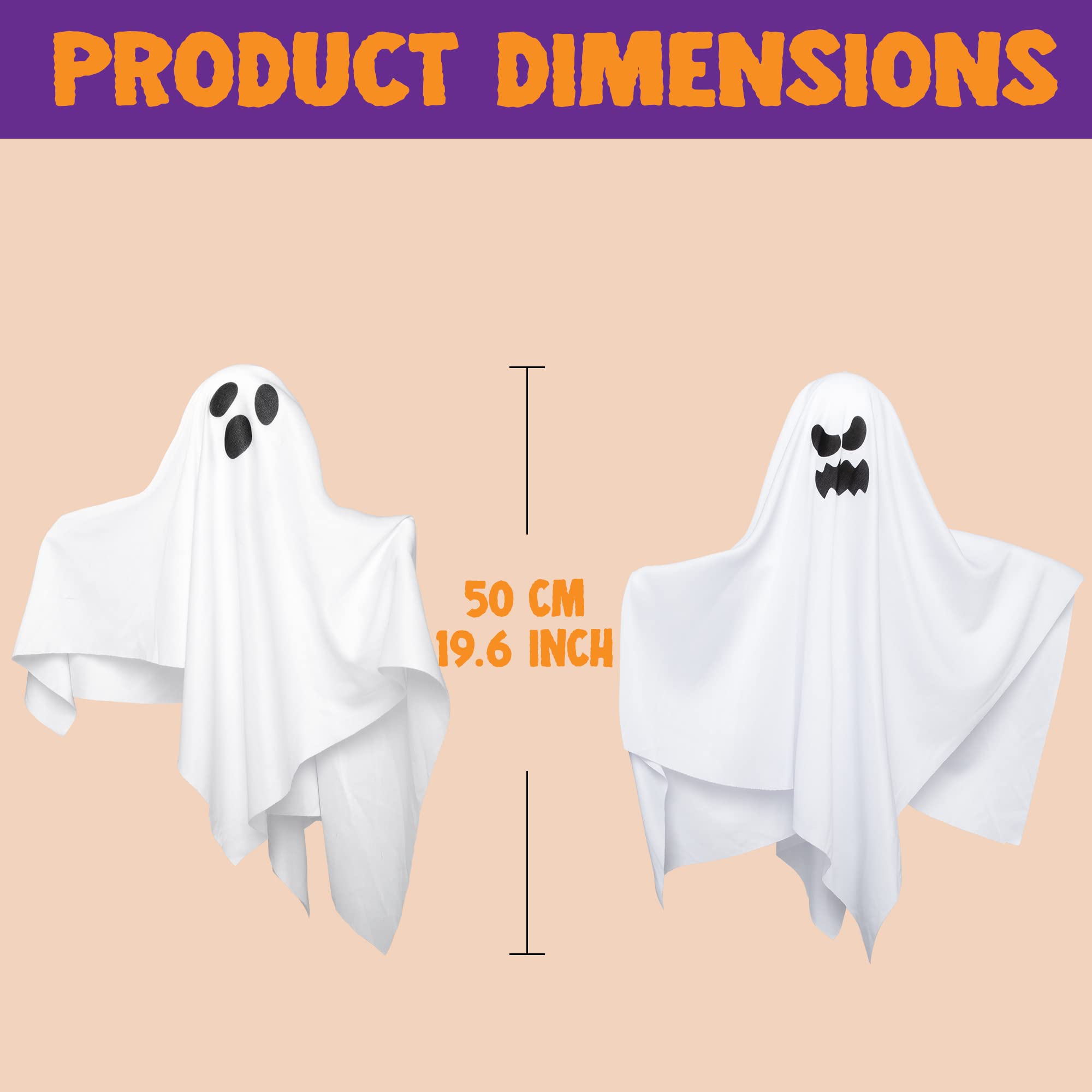 JOYIN Halloween ghost decorations, pack of 6