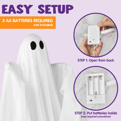 JOYIN Halloween ghost hanging from a tree