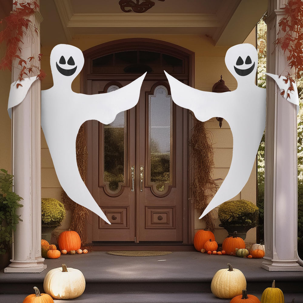 JOYIN Halloween ghost tree wraps in a garden