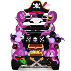JOYIN Halloween Pirate decorations kit with octopus head and skulls