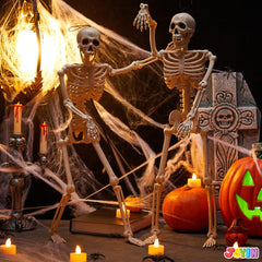 JOYIN Halloween skeleton with movable joints