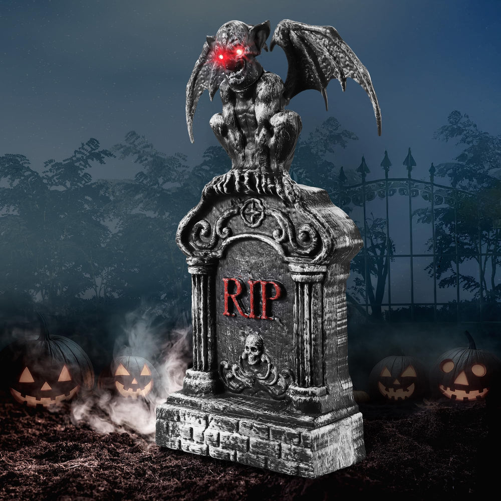 JOYIN Halloween tombstone displayed with other decorations