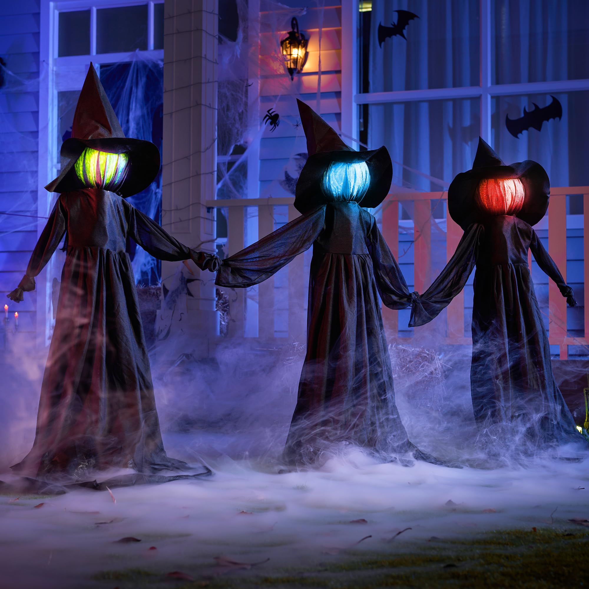 JOYIN Halloween witch decoration with sound activation feature