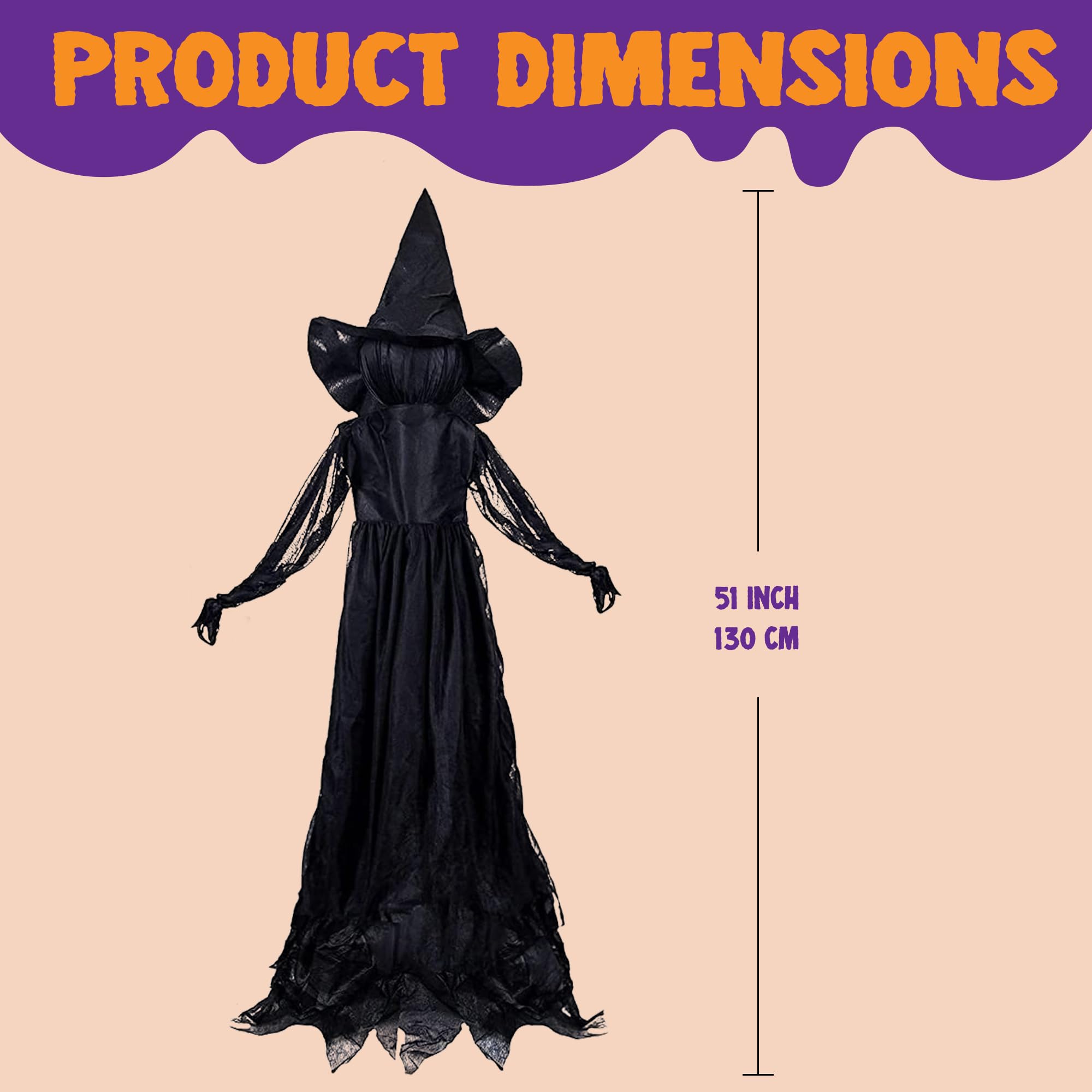 JOYIN Halloween witches ready for outdoor display