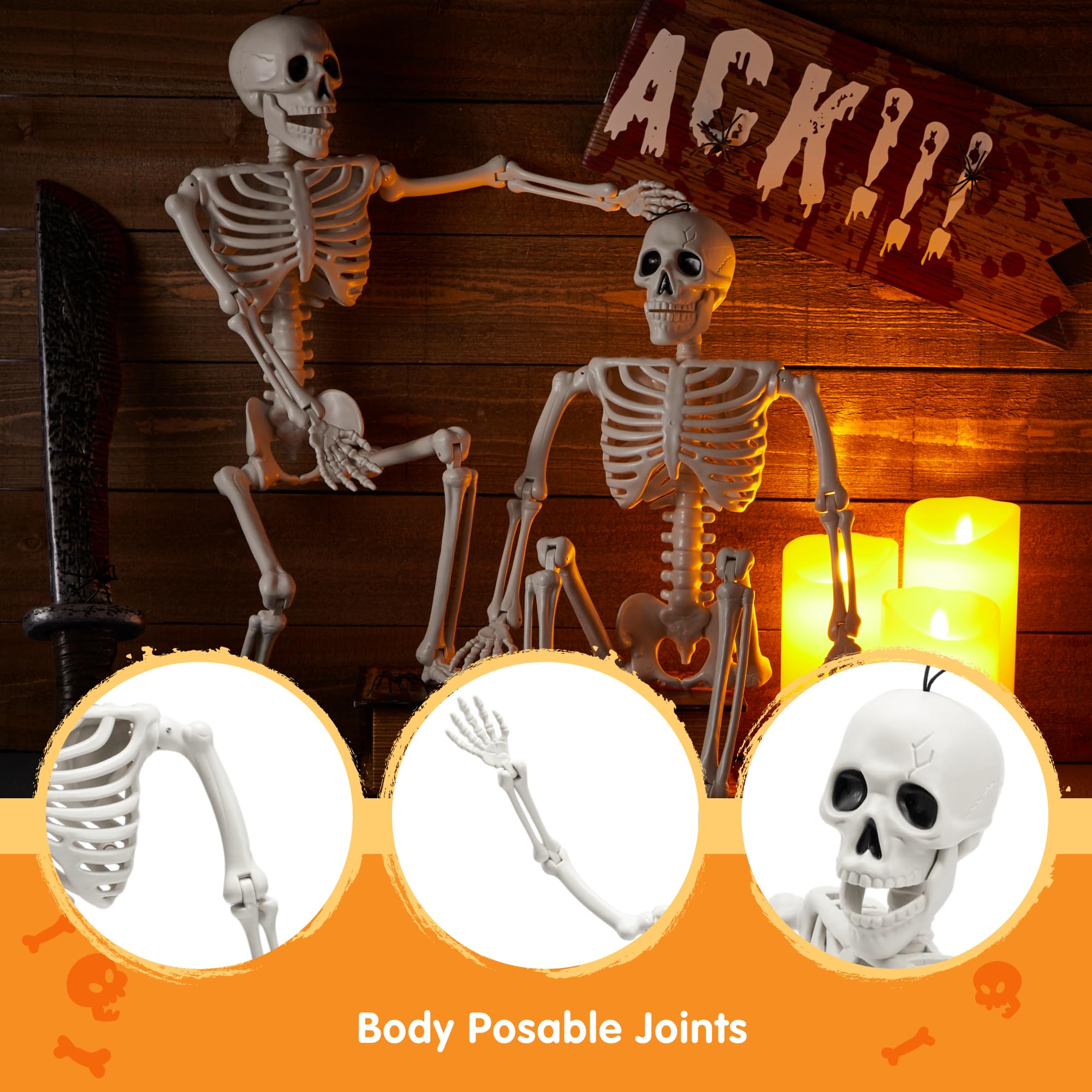 JOYIN skeletons posing together for Halloween