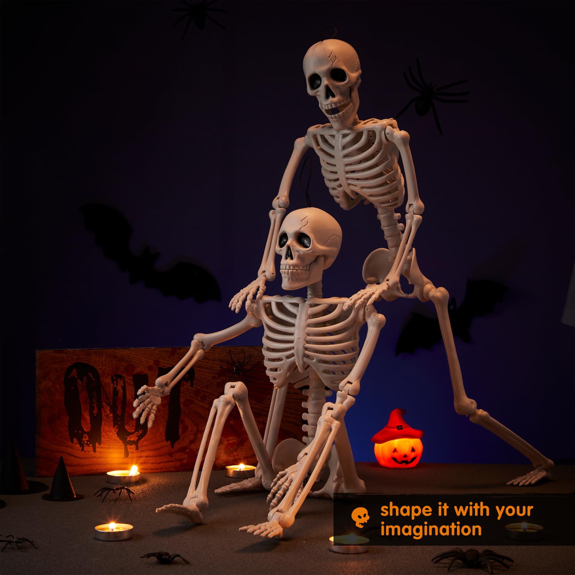 JOYIN skeletons ready for Halloween party decorations