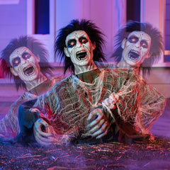 JOYIN Zombie Groundbreaker Halloween Decoration front view