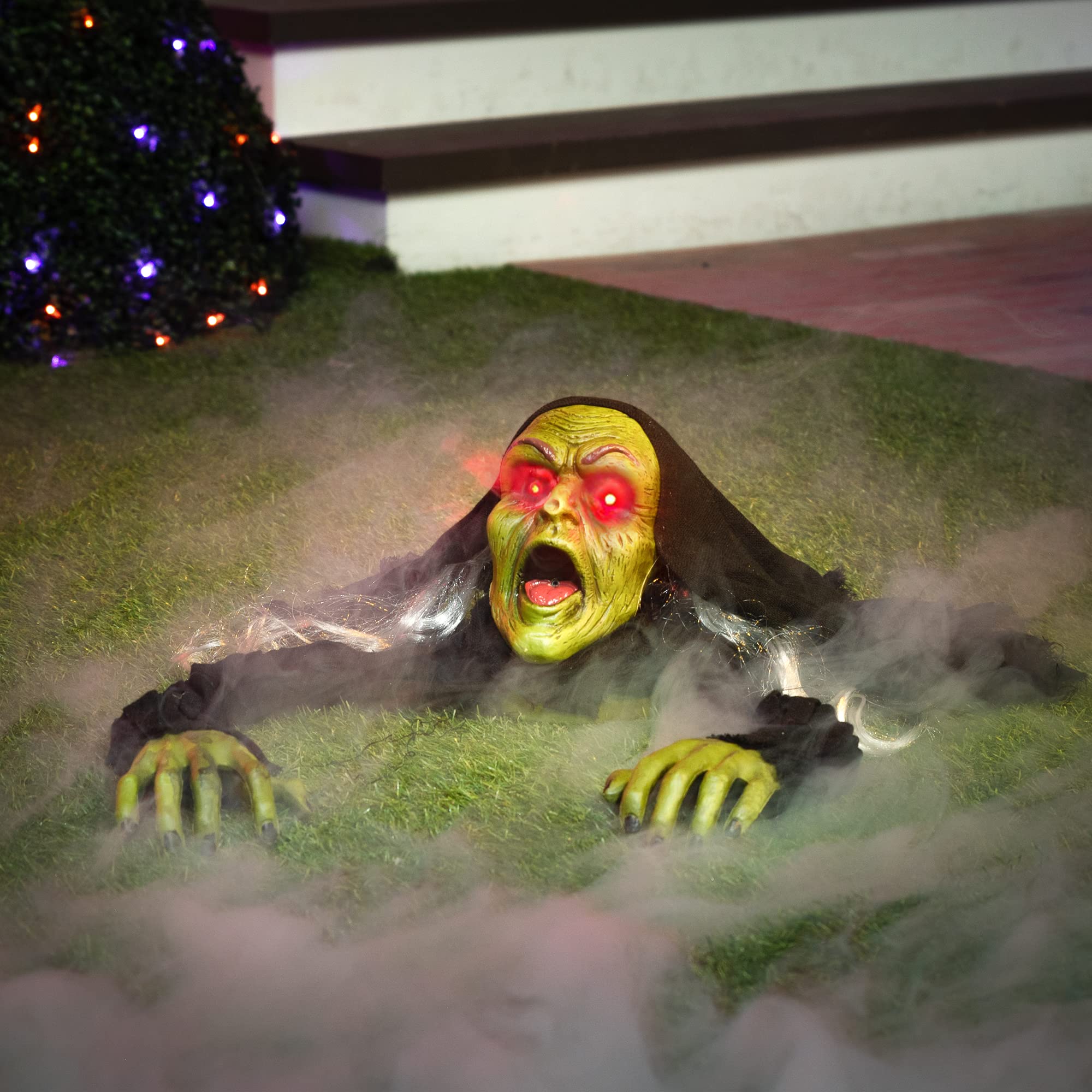 JOYIN Zombie Groundbreaker Halloween decoration with sound