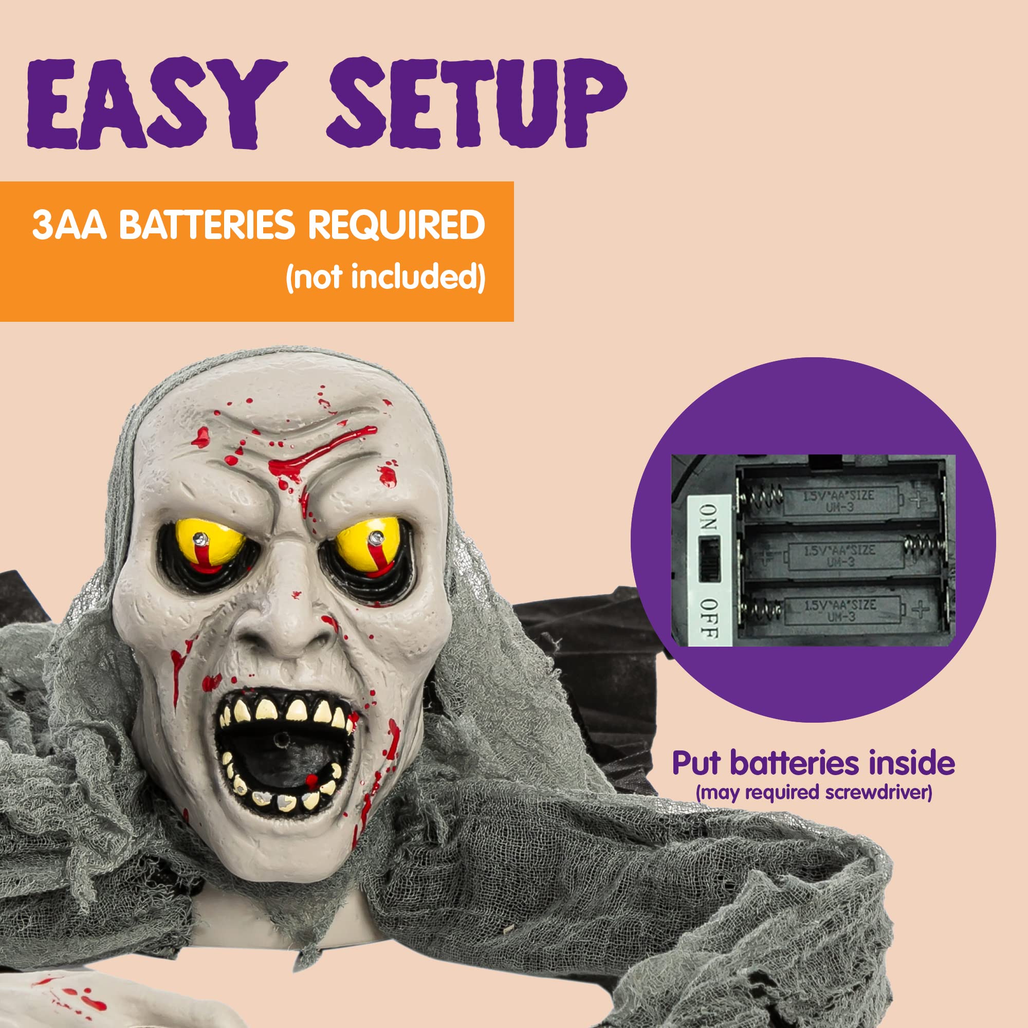 JOYIN Zombie Groundbreaker IR sensor activation