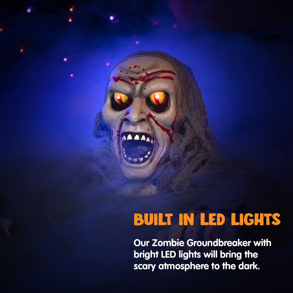JOYIN Zombie Groundbreaker with glowing eyes and bloodstains
