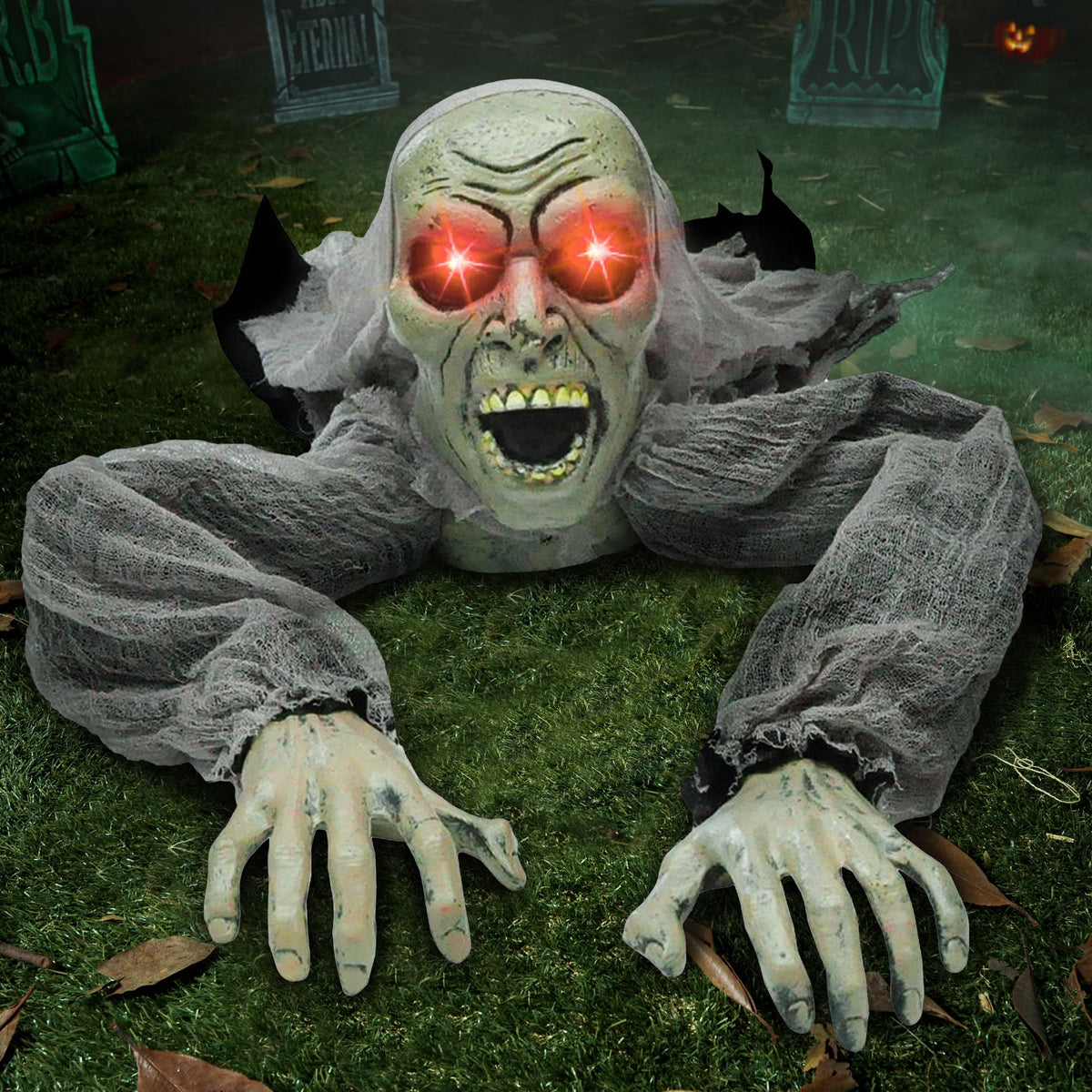 JOYIN Zombie Halloween Decoration Groundbreaker front view