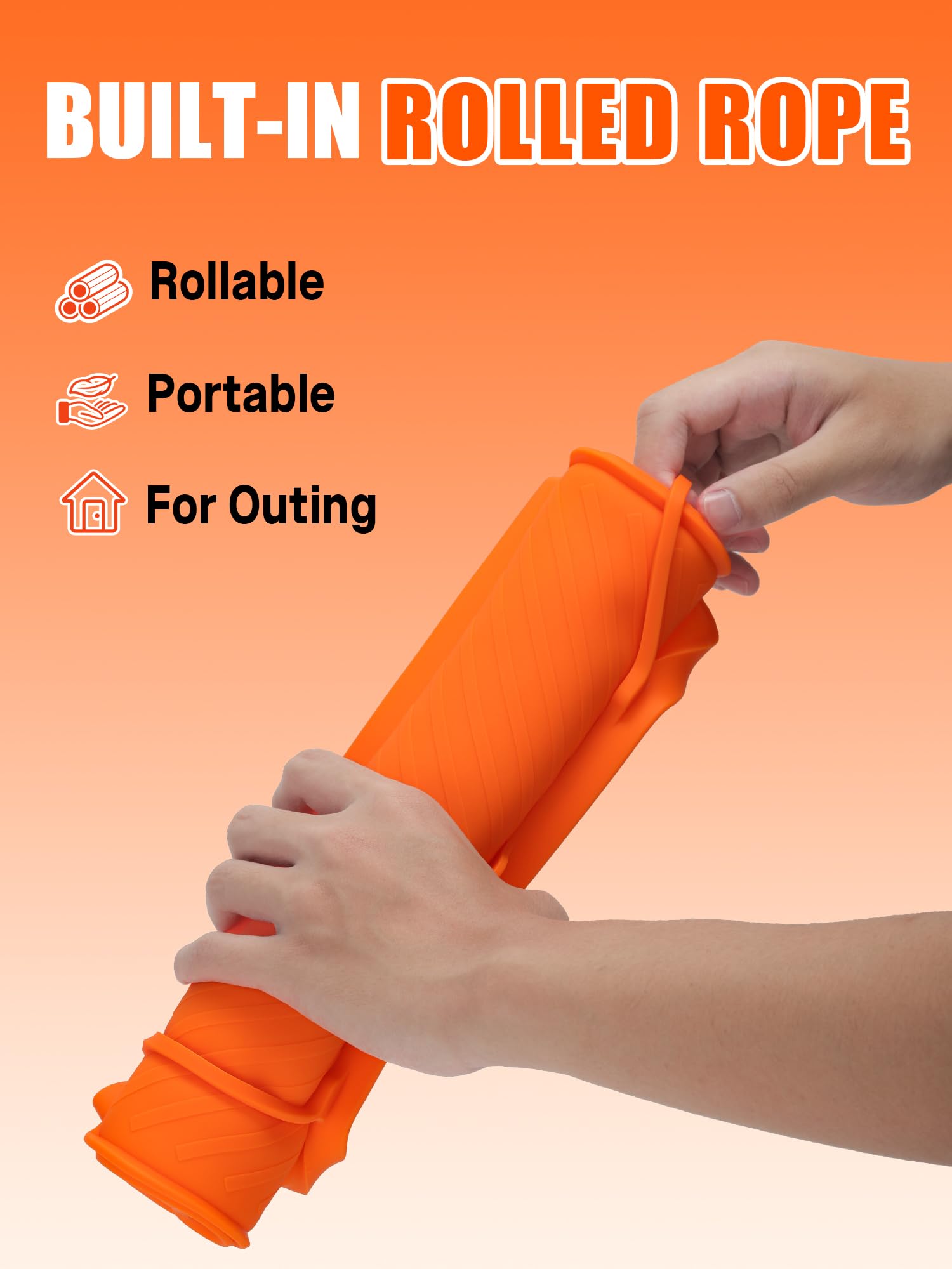 JoySil Grill Mat showing 6-slot organizer layout for grilling tools