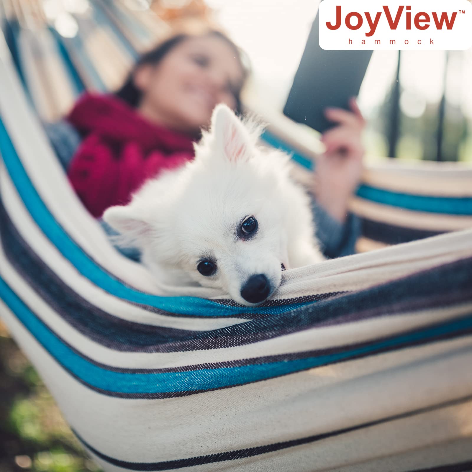JoyView Brazilian Hammock showing weight capacity feature
