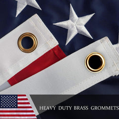 JPorton American Flag 5x8 ft displayed outdoors