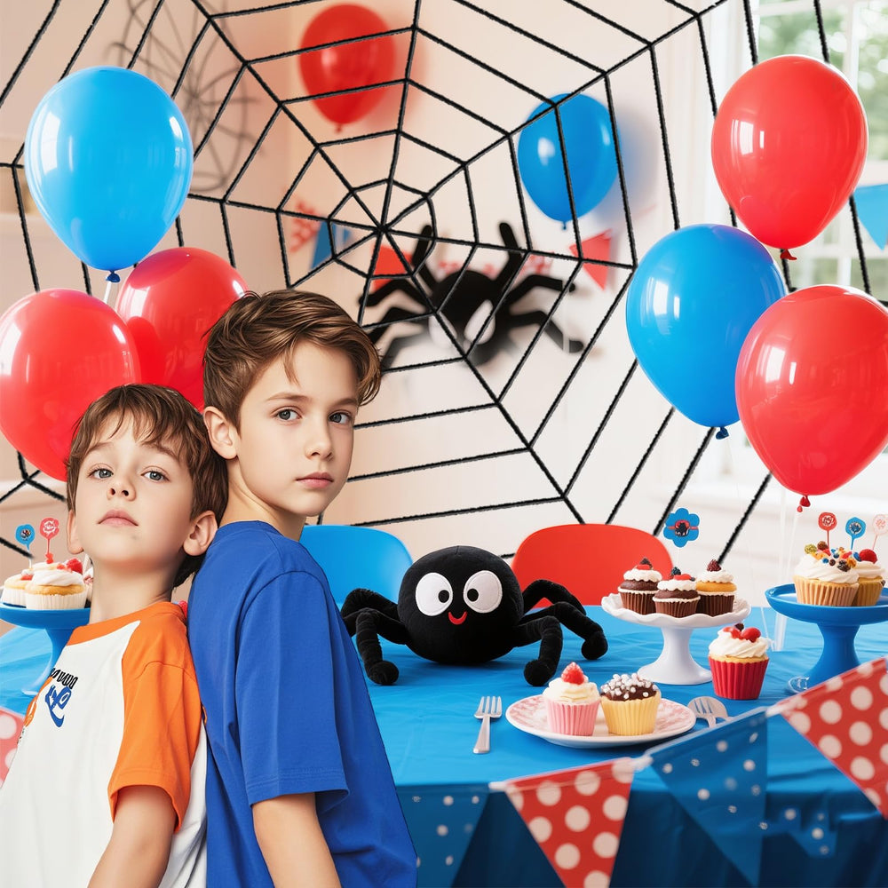 Jremreo Halloween spider web in black colour