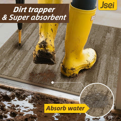 JSEI Dirt Trapper Door Mat close-up of texture