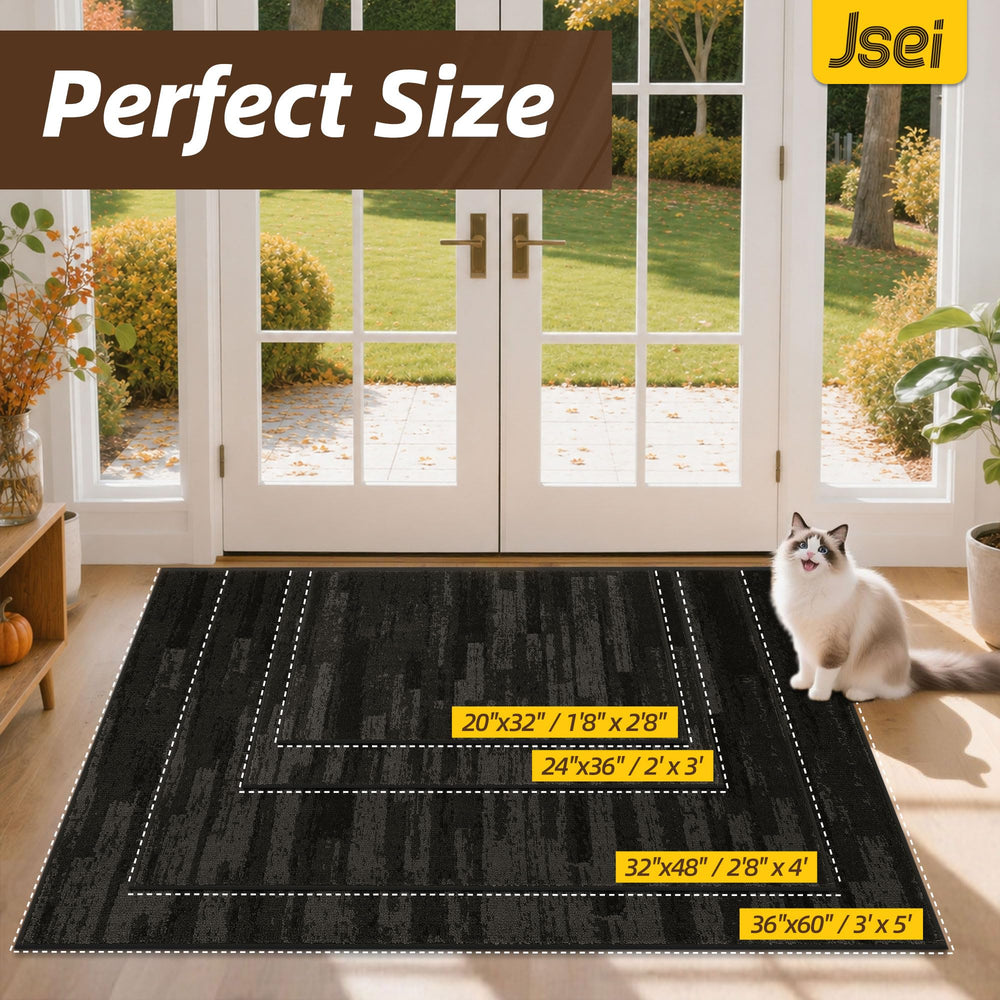 JSEI Dirt Trapper Door Mat detailed view of patterns