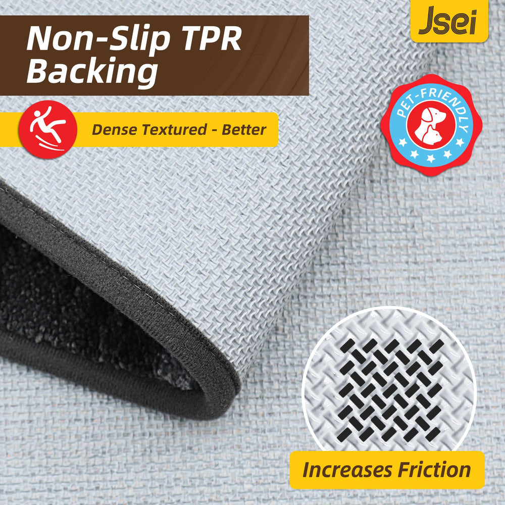 JSEI Dirt Trapper Door Mat in entryway setting