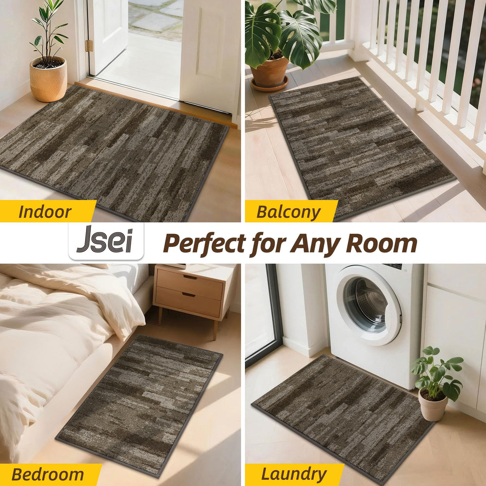 JSEI Dirt Trapper Door Mat in entryway setting