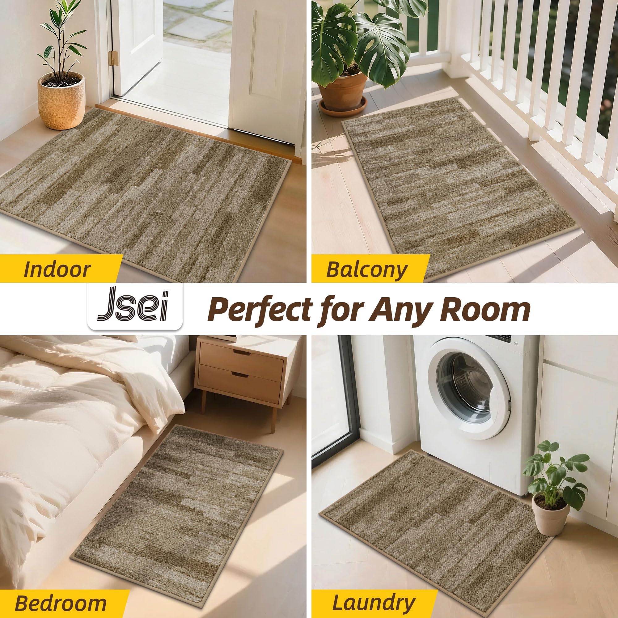 JSEI Dirt Trapper Door Mat showing its water absorption feature