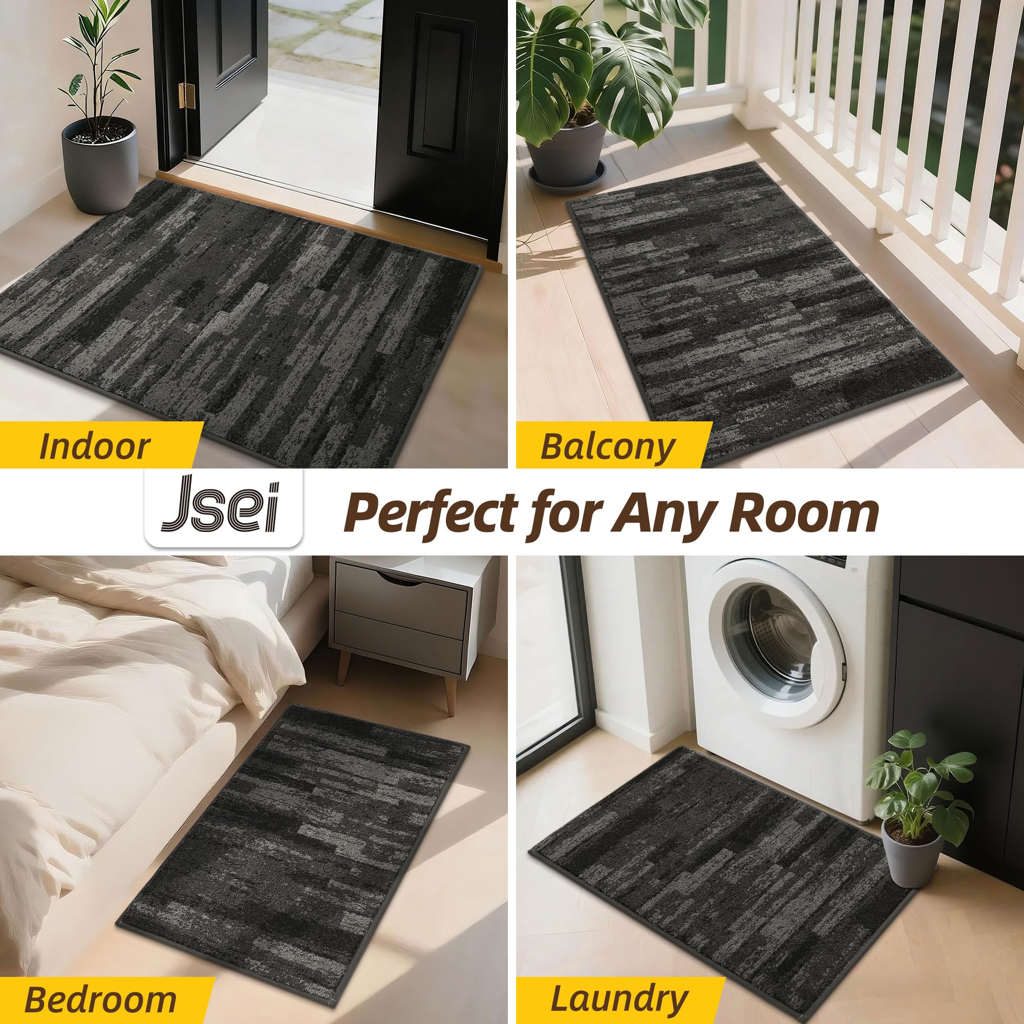 JSEI Dirt Trapper Doormat in entryway setting