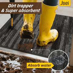 JSEI Dirt Trapper Doormat showing water absorption feature