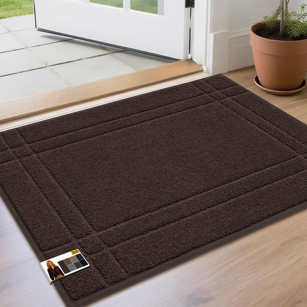 JSEI Door Mat 24x36 brown front view
