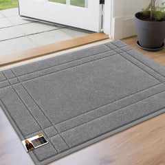 JSEI Door Mat 24x36 light grey front view