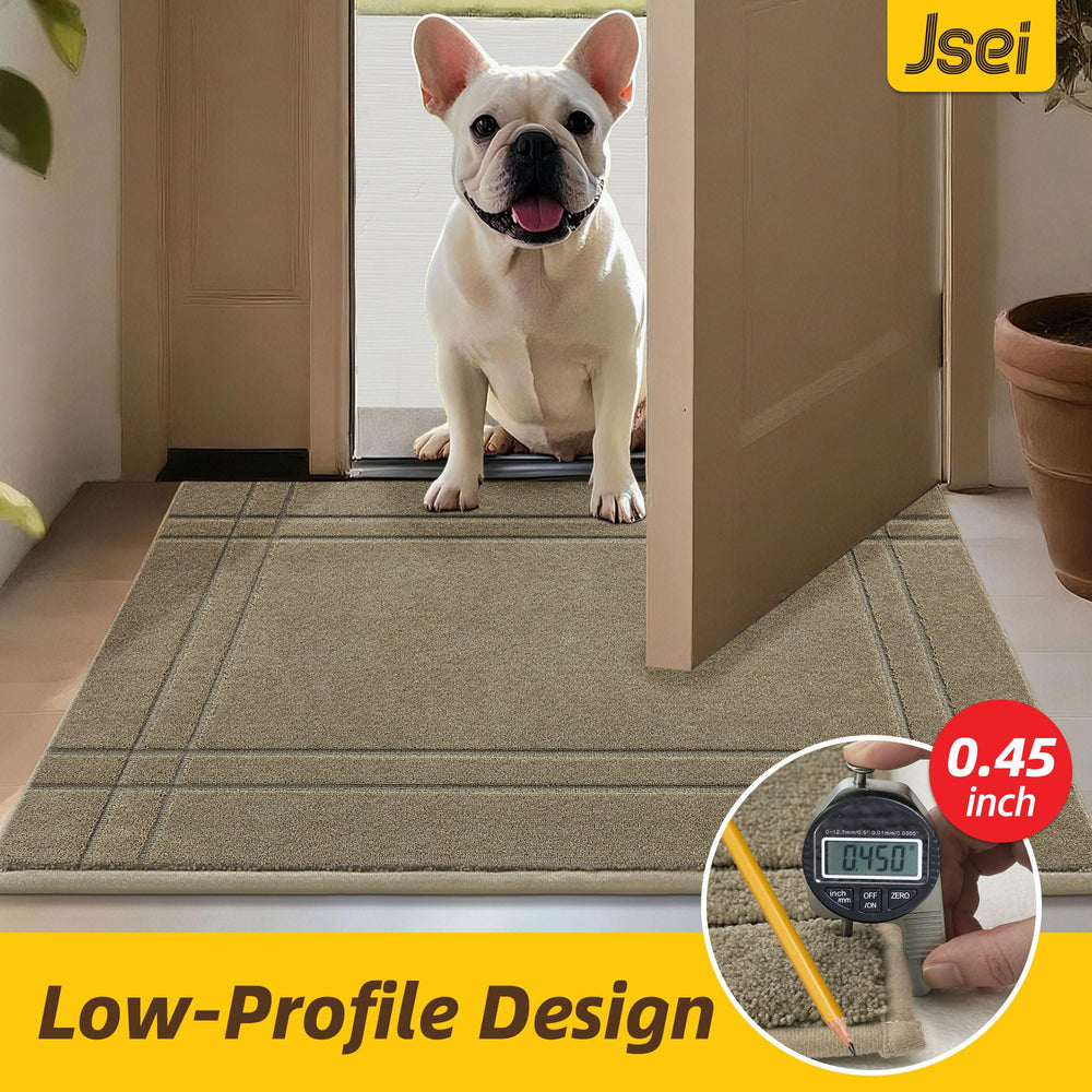 JSEI Door Mat 36x60 beige after washing