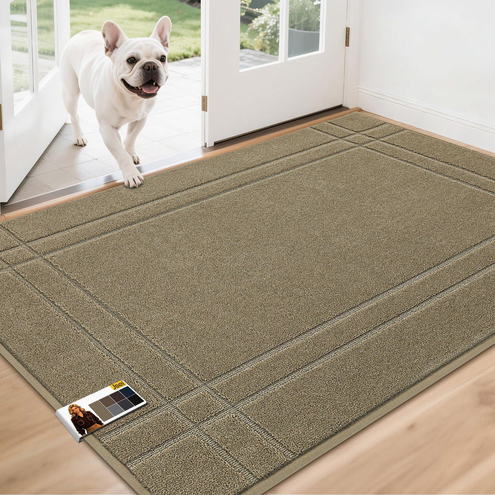 JSEI Door Mat 36x60 beige front view