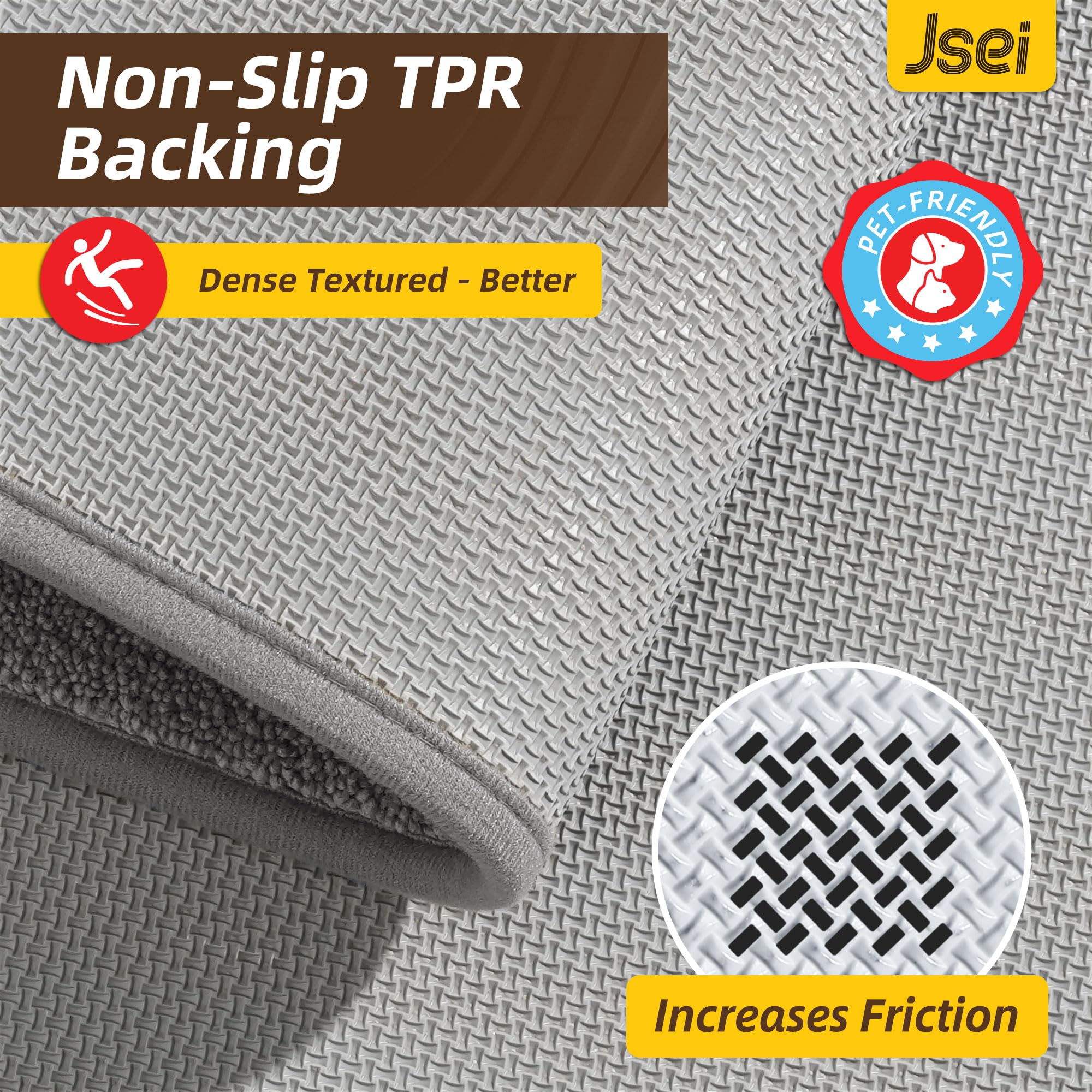 JSEI door mat easy to clean with vacuum