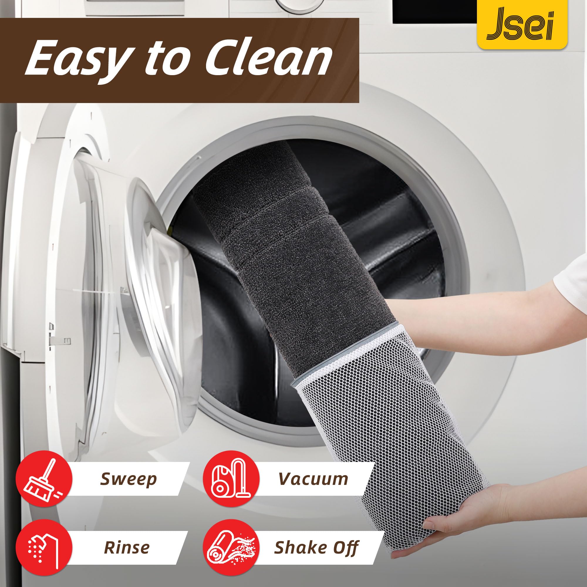 JSEI Door Mat showing dirt trapping capability