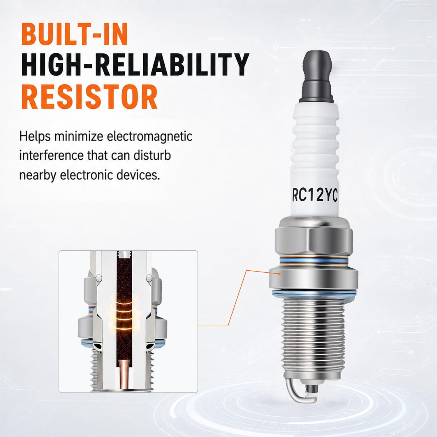 JSIERLUOV RC12YC Spark Plug installation guide