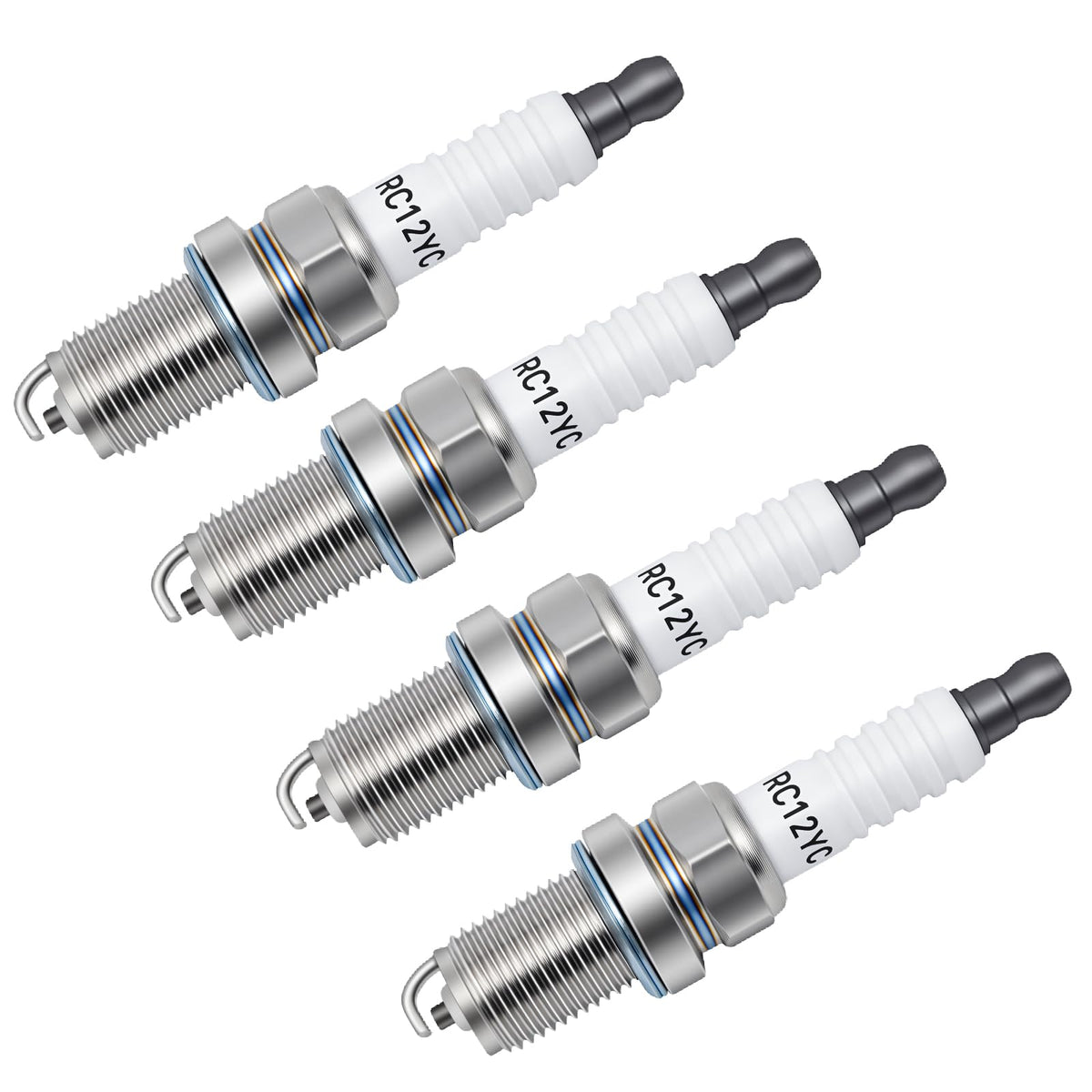 JSIERLUOV RC12YC Spark Plugs front view in packaging