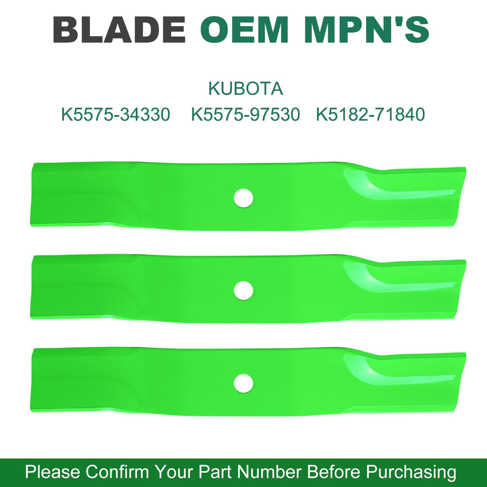 JSXDNWYJ 48" Lawn Mower Blade packaging