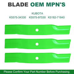 JSXDNWYJ 48" Lawn Mower Blade packaging