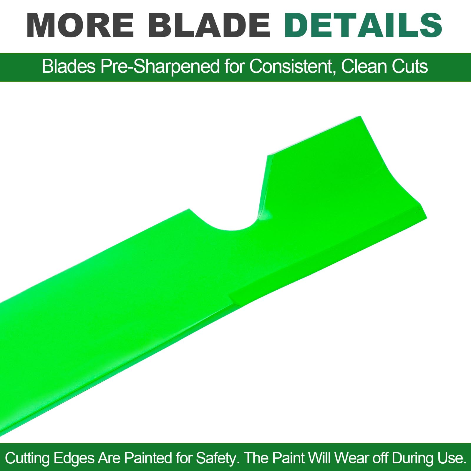 JSXDNWYJ blades ready for installation on lawn mower