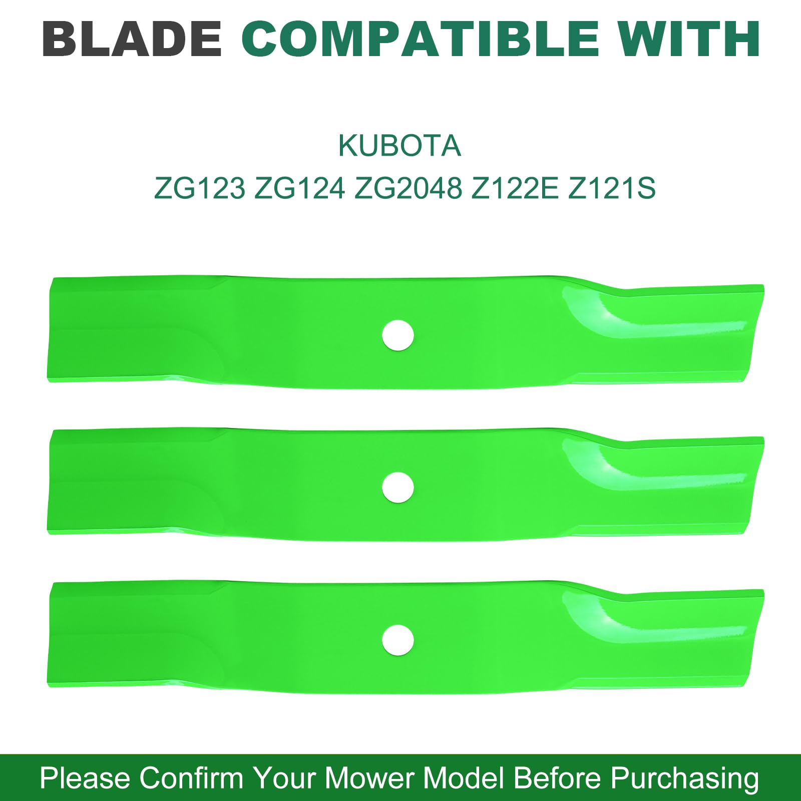 JSXDNWYJ Lawn Mower Blades set of three
