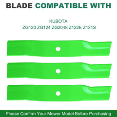 JSXDNWYJ Lawn Mower Blades set of three